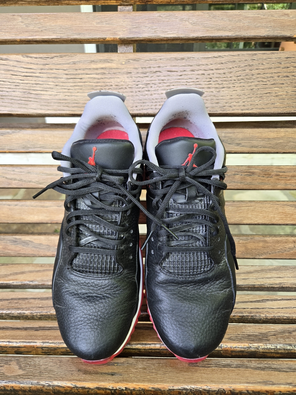 Nike Air Jordan ADG 3 Men Size 8.5 Black Cement Grey Bred Golf Shoes CW7242-001